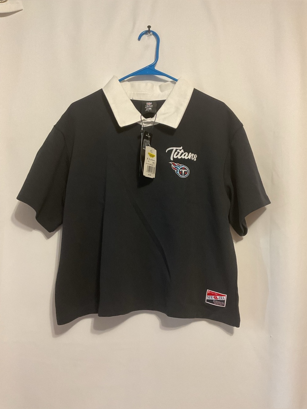 Tennessee Titans cropped polo women’s med nwt